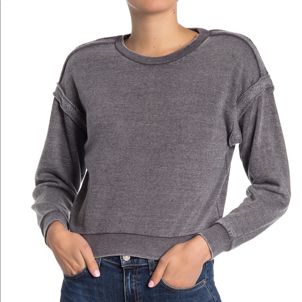 Vintage Havana Reverse Seam Knit Sweatshirt - Picture 1 of 9